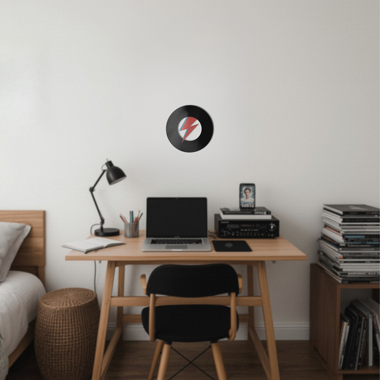 Bowie Lightning Metal Art