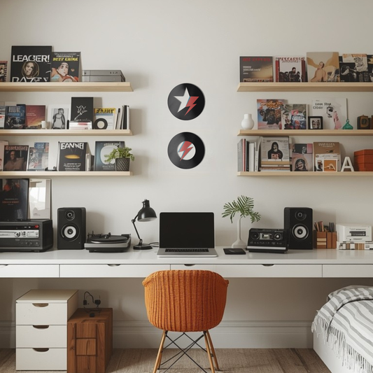 Bowie Star Metal Art