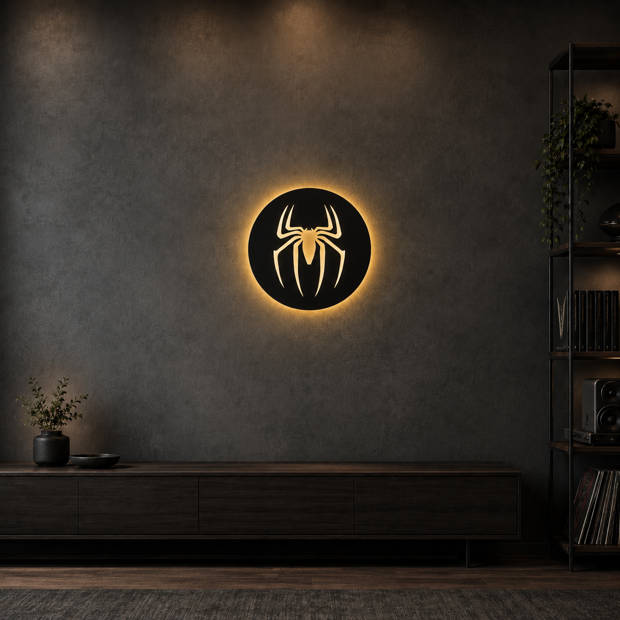 Spider Man Metal Art
