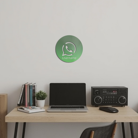 WhatsApp Metal Art