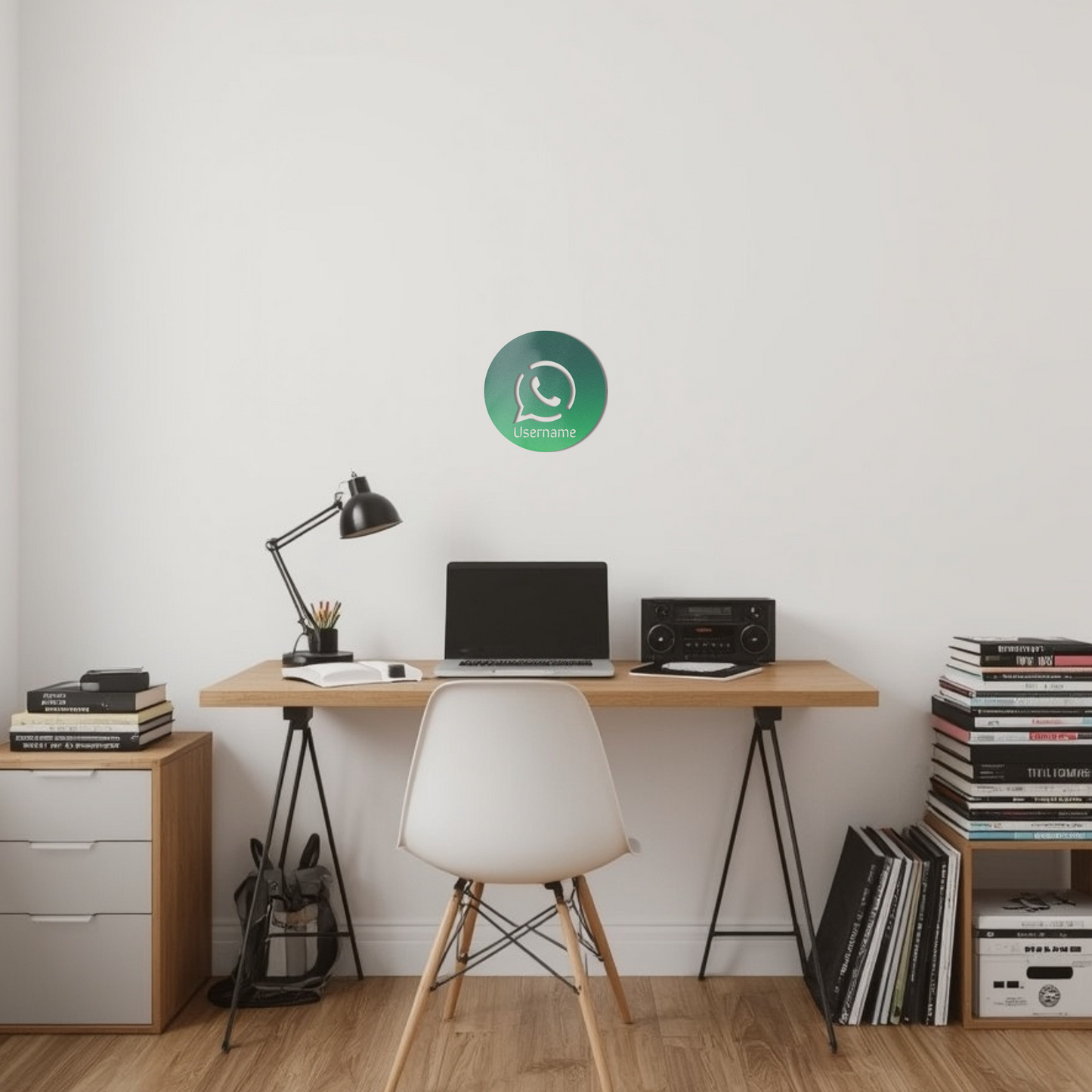 WhatsApp Metal Art