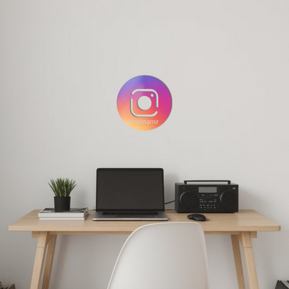 Instagram Metal Art