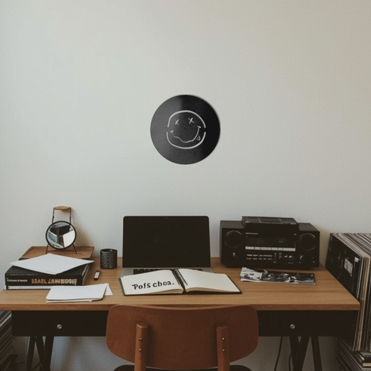 Smiley Metal Art