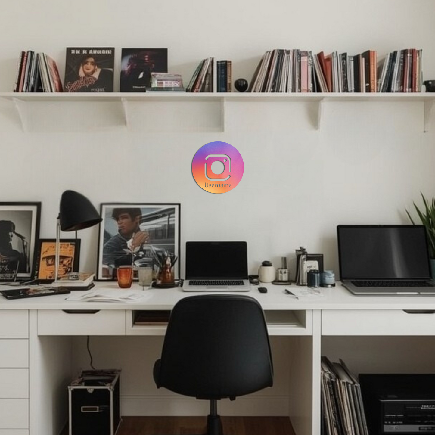 Instagram Metal Art