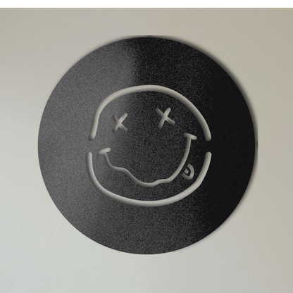 Smiley Metal Art