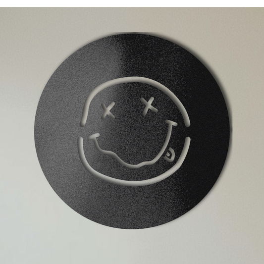 Smiley Metal Art