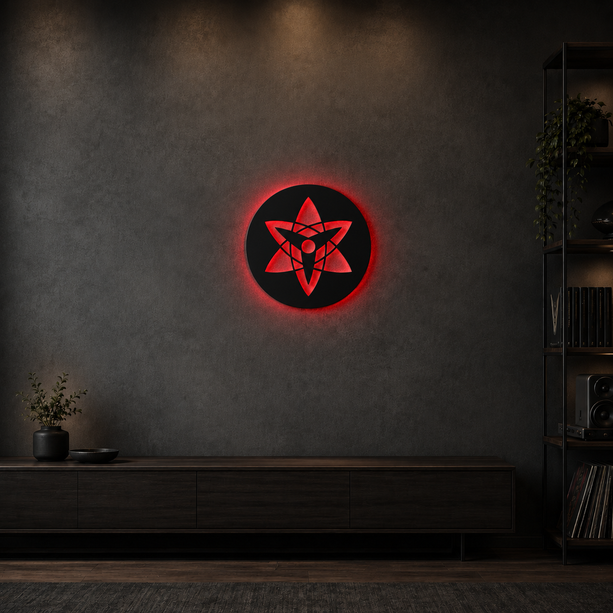 Sasuke Sharingan Metal Art