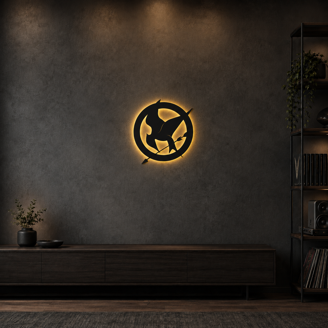 Mockingjay Metal Art