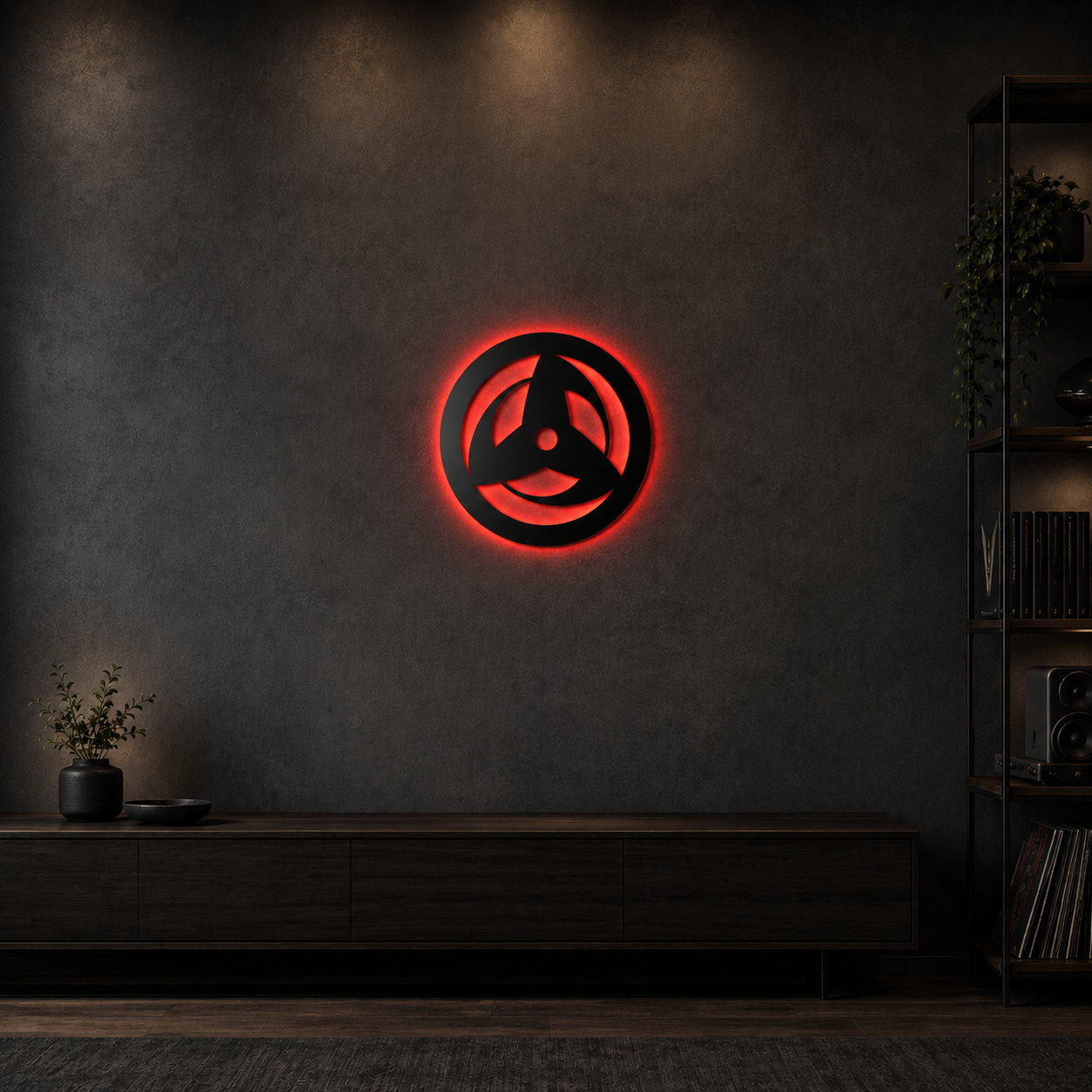 Kakashi Sharingan Metal Art