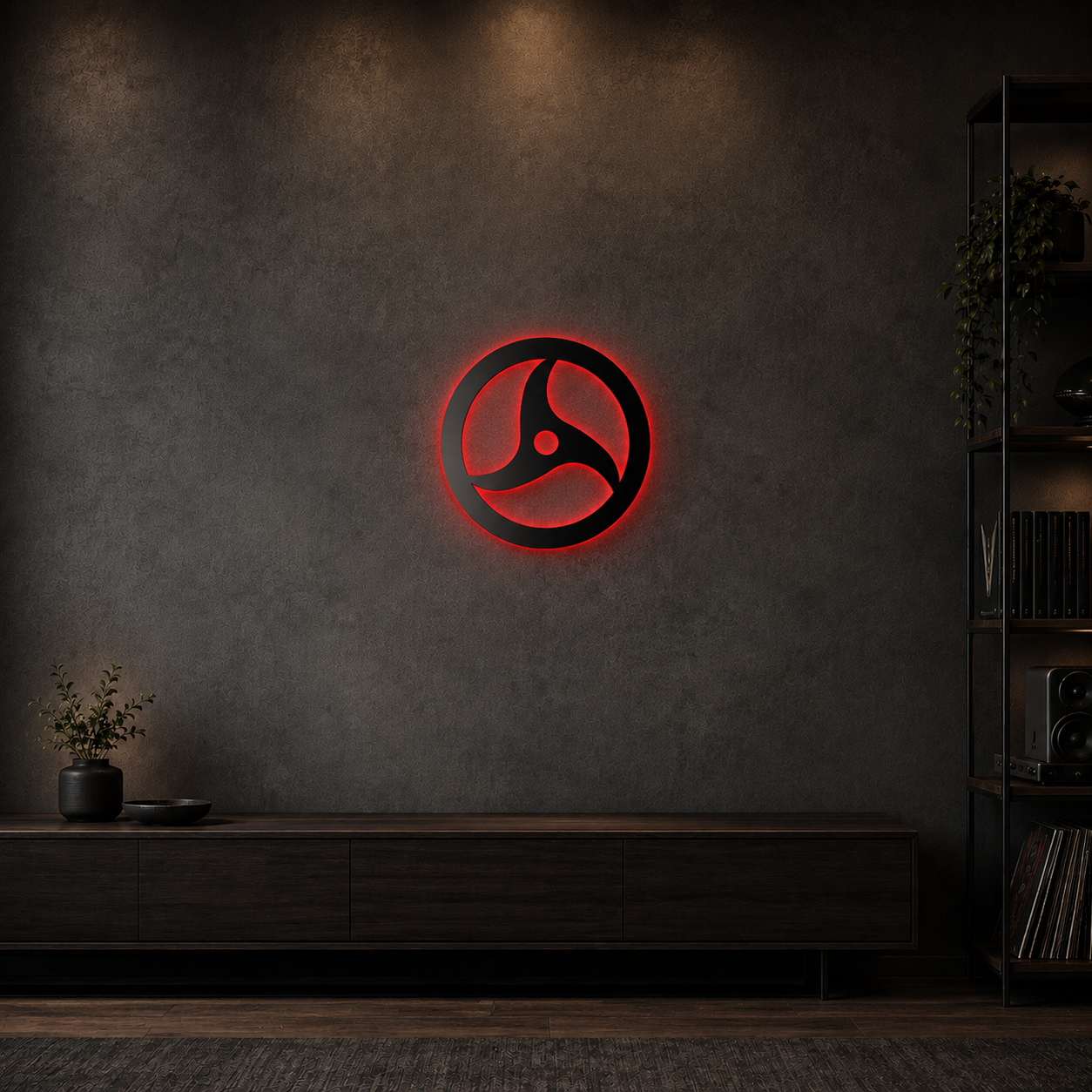 Itachi Sharingan Metal Art