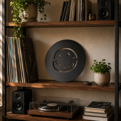 Smiley Metal Art