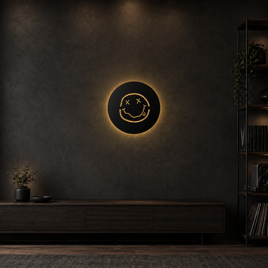 Smiley Metal Art